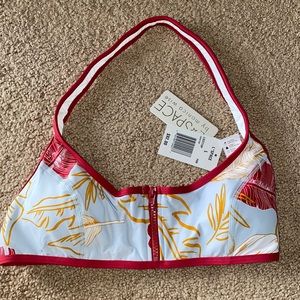 L*Space Aloha Cher Top Bikini Paradise Zipper